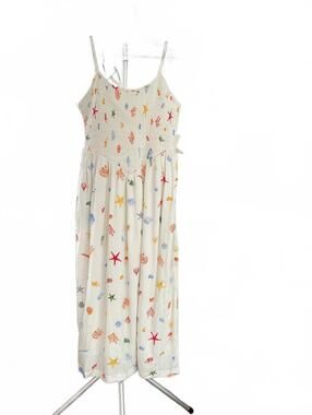 NWT A New Day White Sundress Dress Sea Life print Size Small